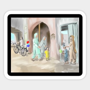 Punjabi Village 1 Sticker